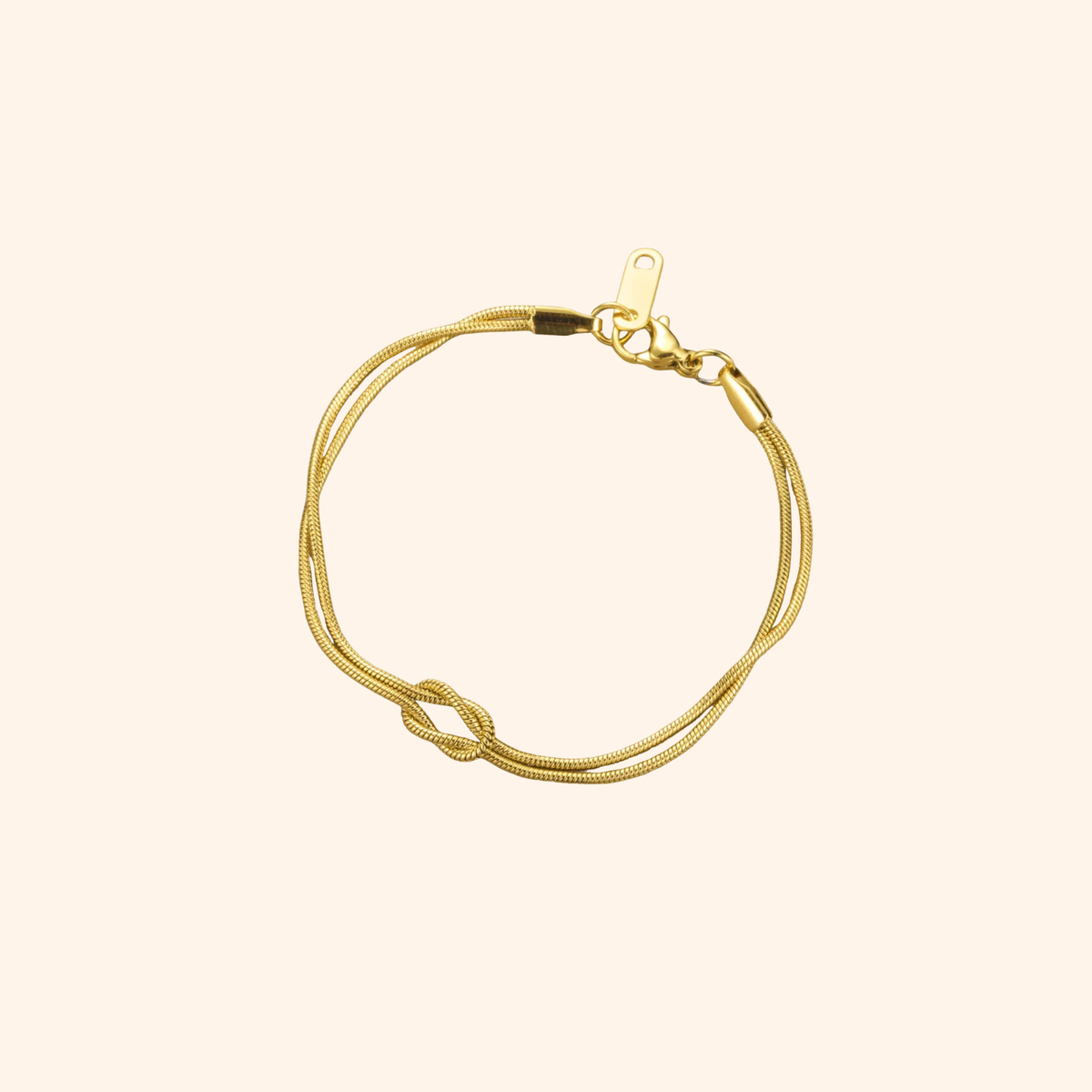 Couples Love Knot Bracelet Set — Bound, Not Tied Down