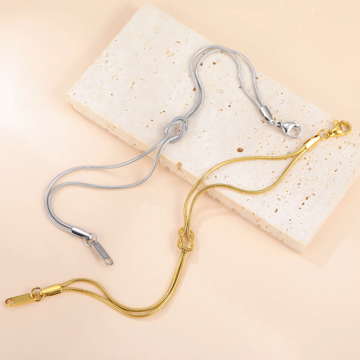 Couples Love Knot Bracelet Set — Bound, Not Tied Down