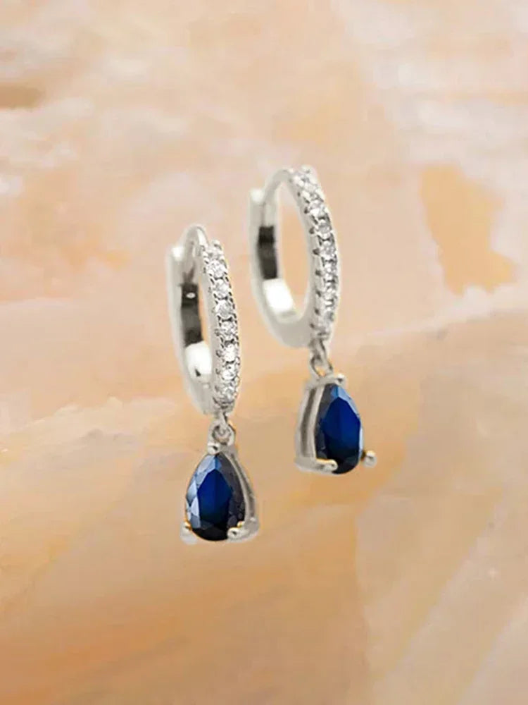 Ruby Vintage Hoops