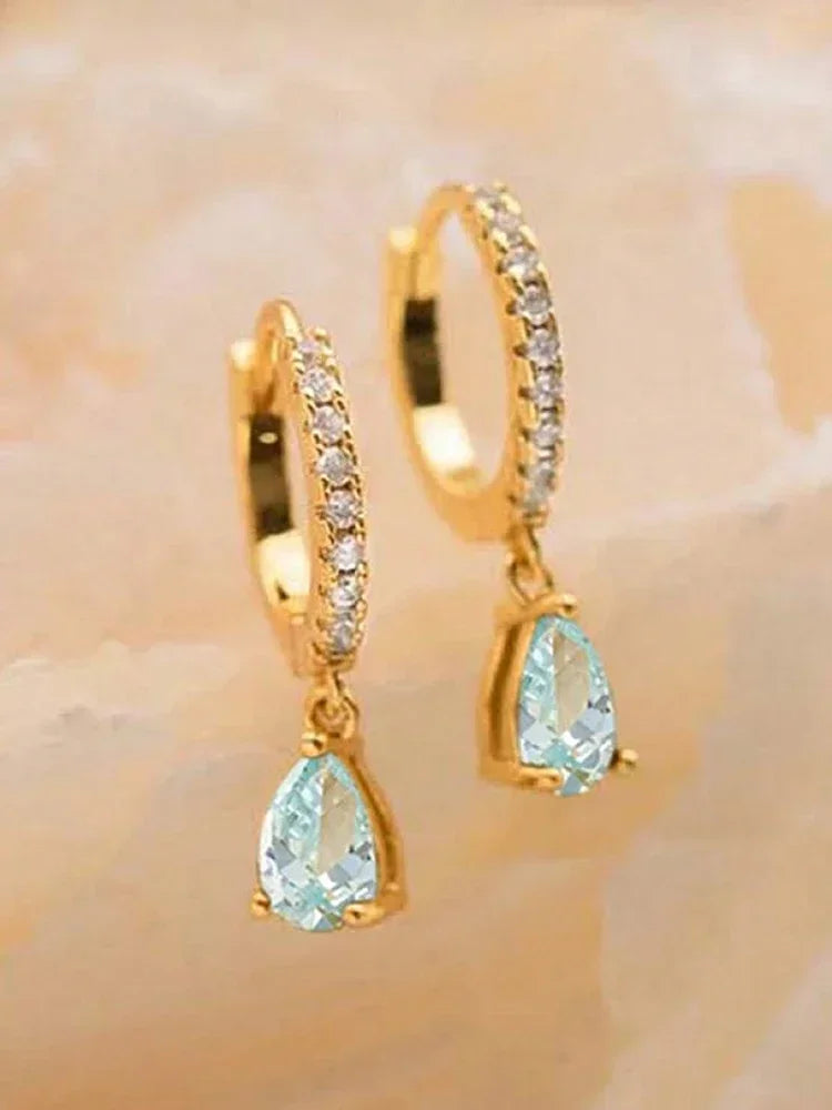 Ruby Vintage Hoops