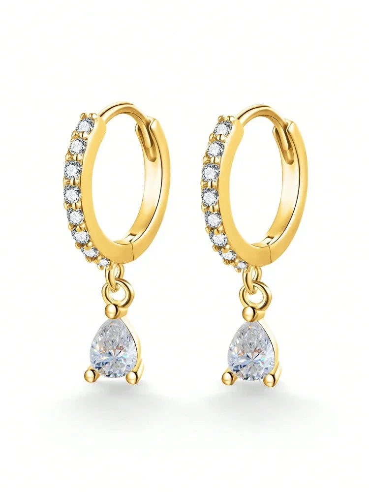 Ruby Vintage Hoops