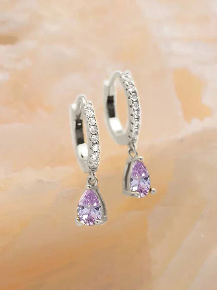 Ruby Vintage Hoops