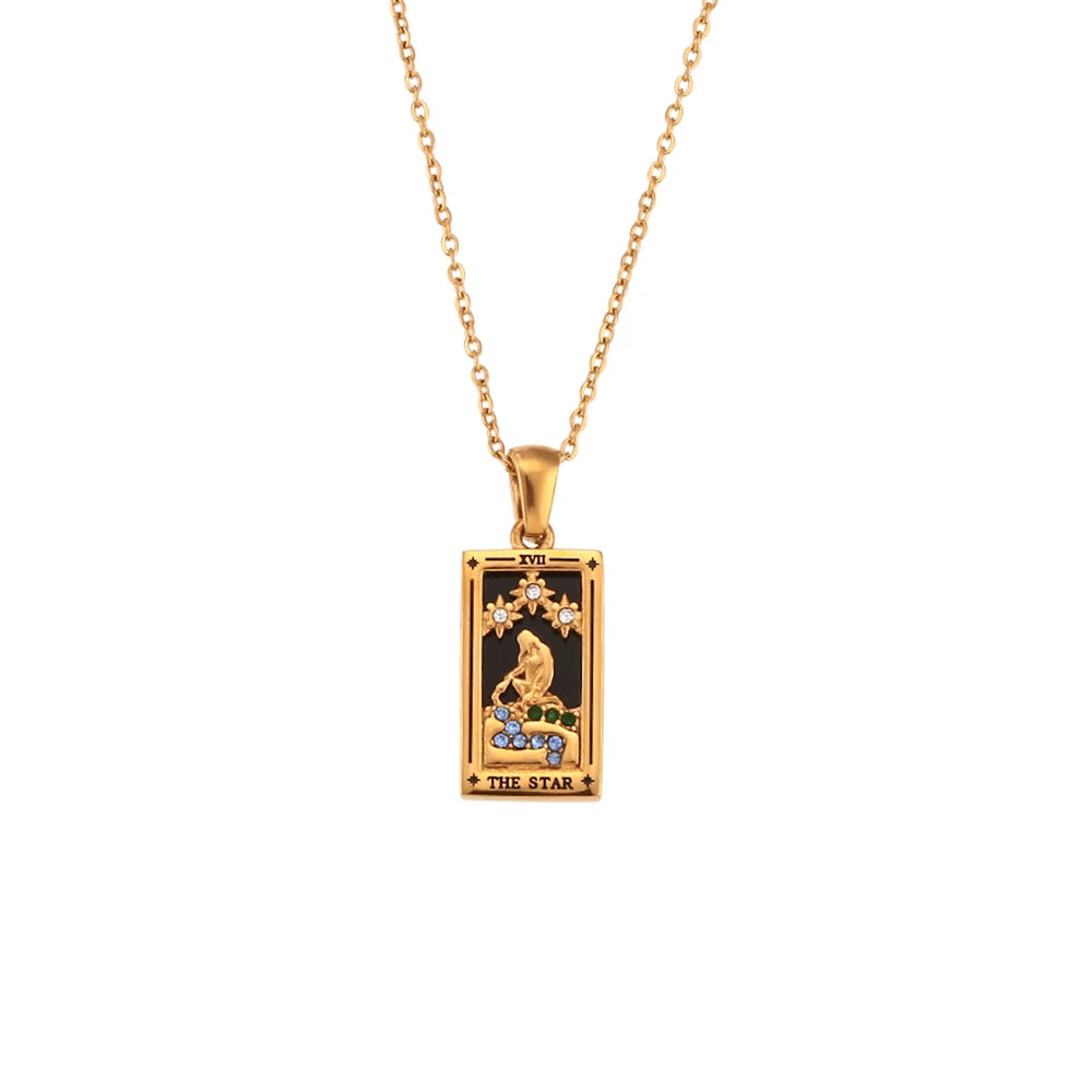 Mystic Tarot Card Necklace — Wear Your Card, Tell Your Story