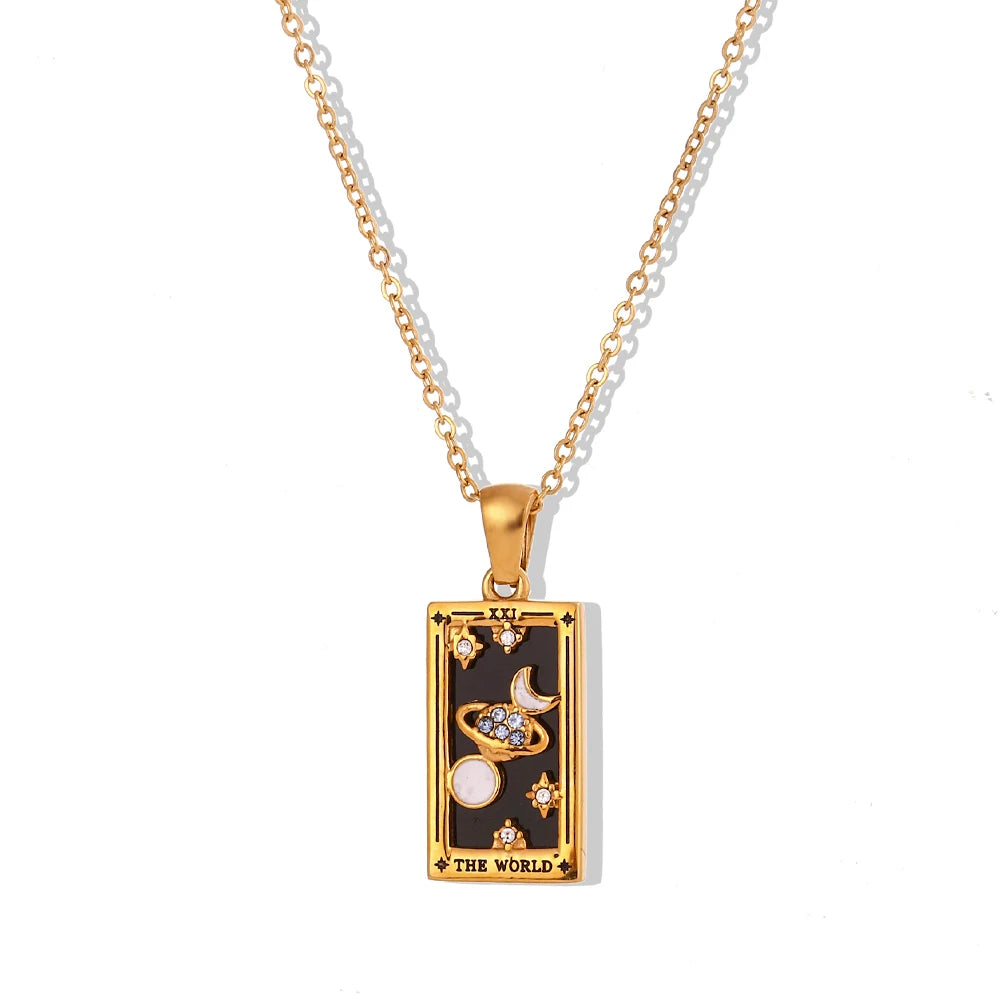 Mystic Tarot Card Necklace — Wear Your Card, Tell Your Story