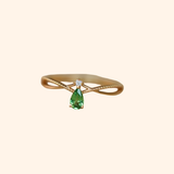 Evergreen Drop Ring