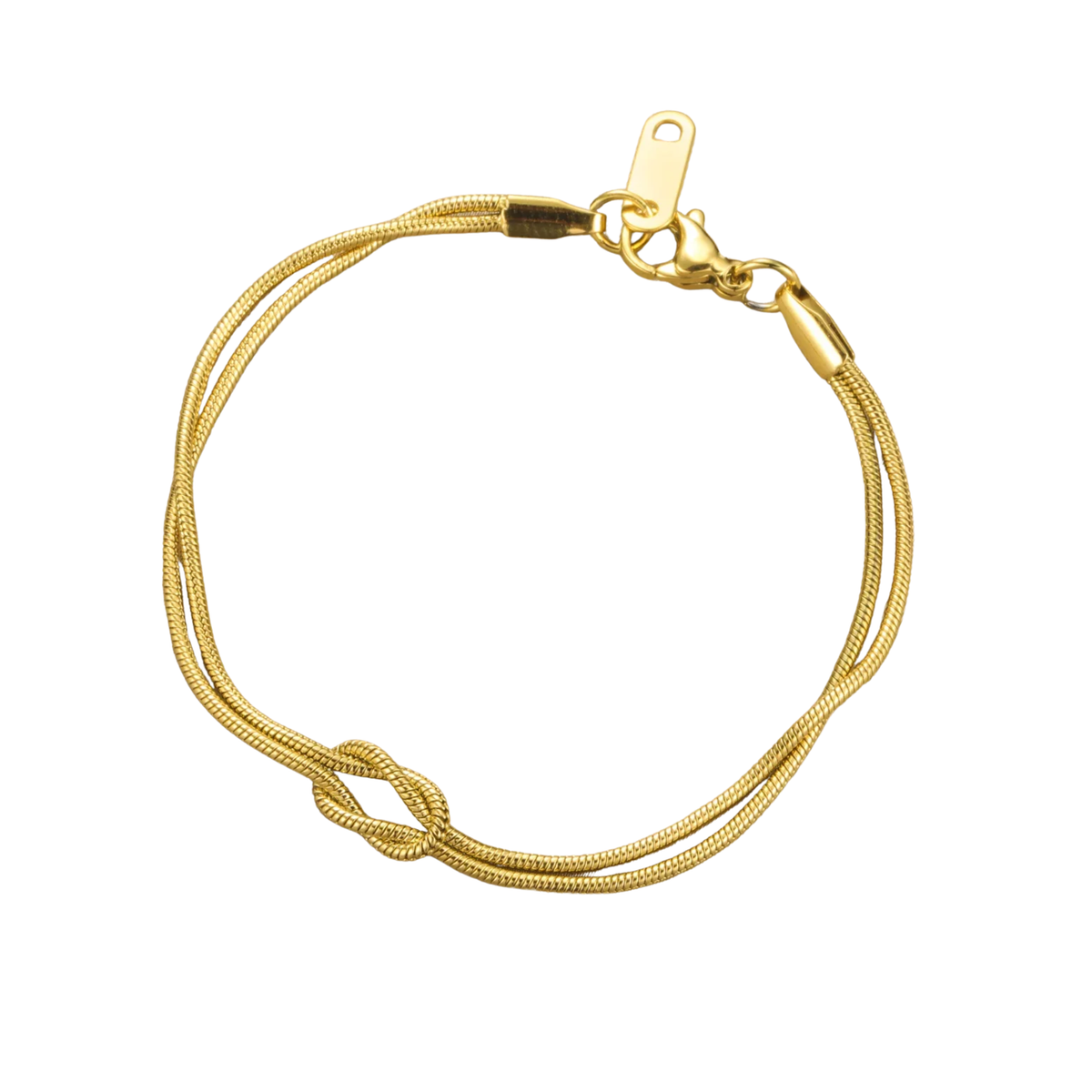 Couples Love Knot Bracelet Set — Bound, Not Tied Down