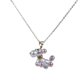 Pearl Dog Mom Necklace — For the One Who Loves Her Pup Most
