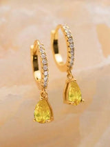 Ruby Vintage Hoops