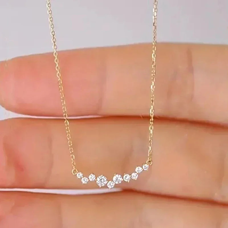Diamond Smile Necklace
