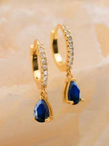 Ruby Vintage Hoops