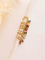 Ruby Vintage Hoops