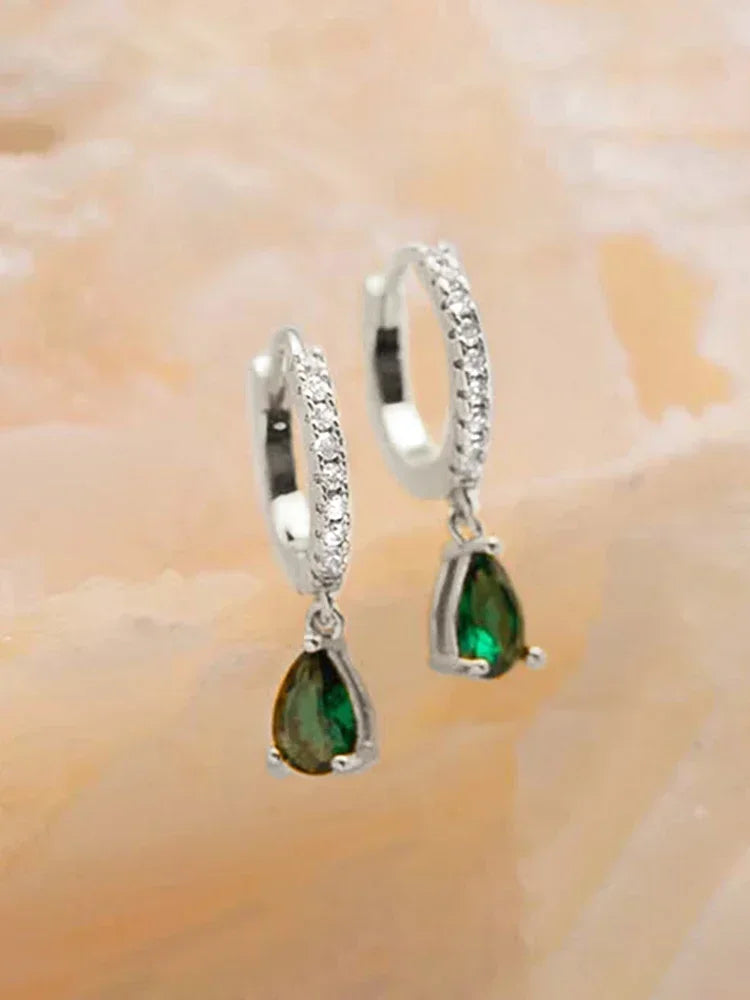 Ruby Vintage Hoops