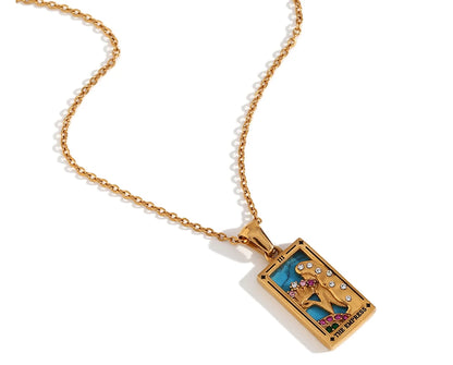 Mystic Tarot Card Necklace