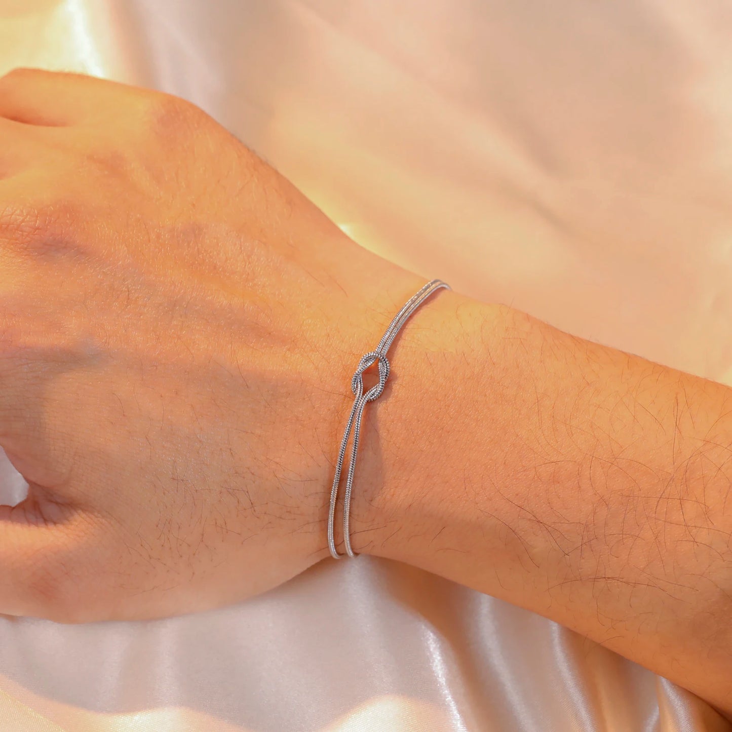 Couples Love Knot Bracelets