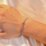 Couples Love Knot Bracelet Set — Bound, Not Tied Down