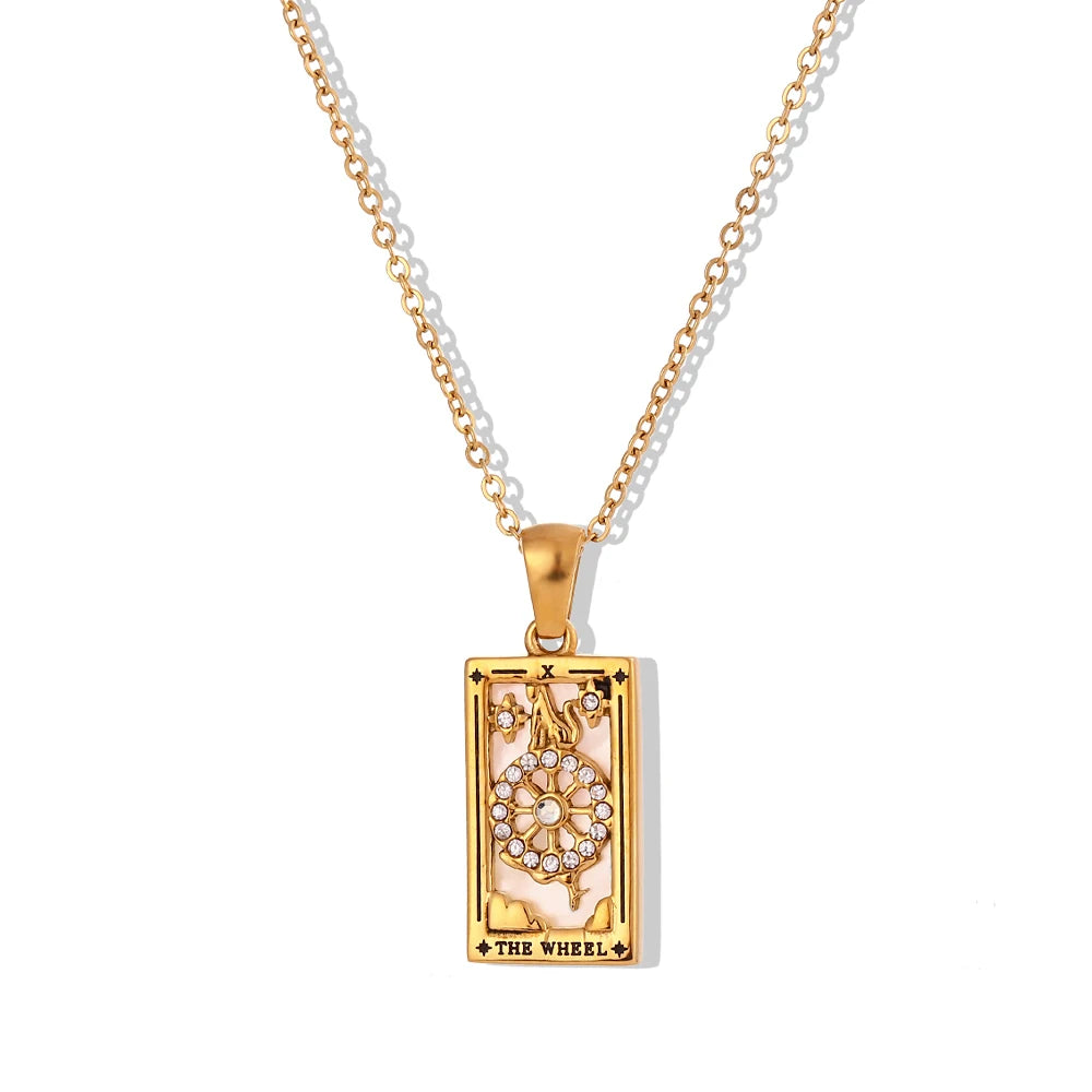 Mystic Tarot Card Necklace — Wear Your Card, Tell Your Story