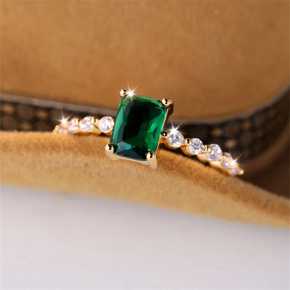 Emerald Statement Ring