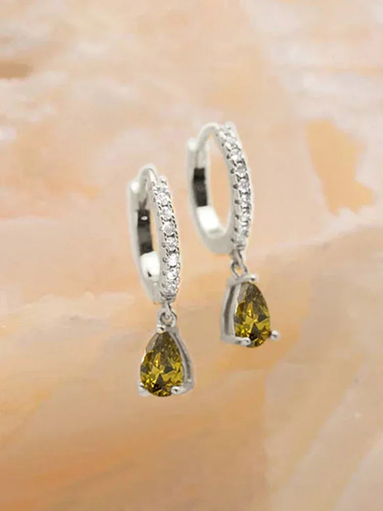 Ruby Vintage Hoops