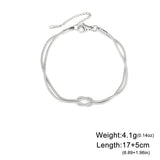 Couples Love Knot Bracelet Set — Bound, Not Tied Down