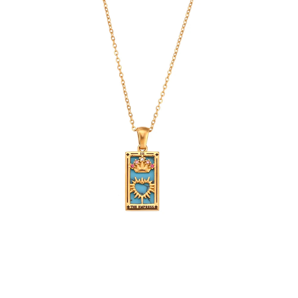 Mystic Tarot Card Necklace — Wear Your Card, Tell Your Story