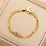 Couples Love Knot Bracelet Set — Bound, Not Tied Down