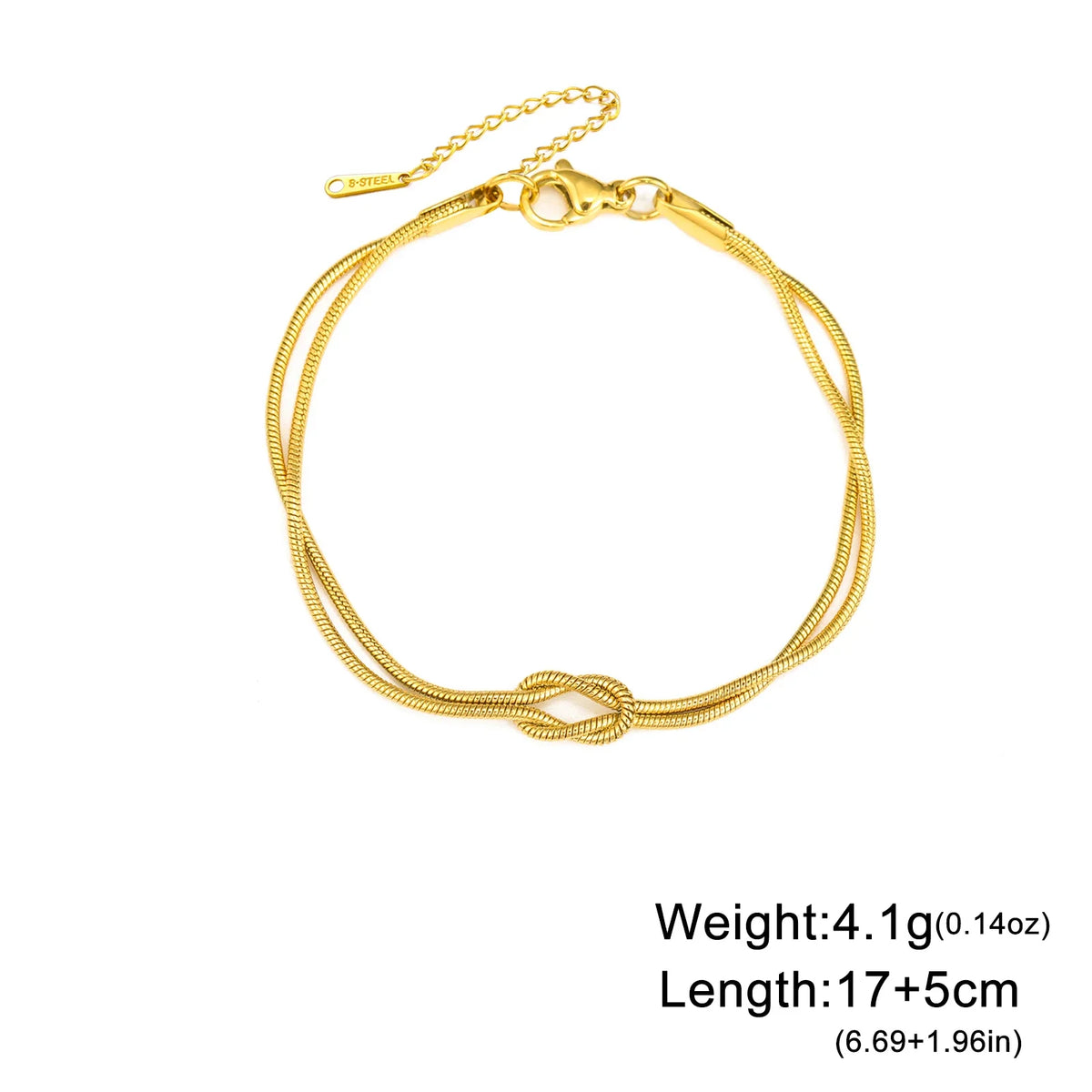 Couples Love Knot Bracelet Set — Bound, Not Tied Down