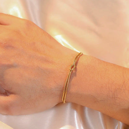 Couples Love Knot Bracelets