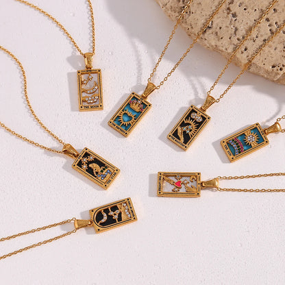 Mystic Tarot Card Necklace