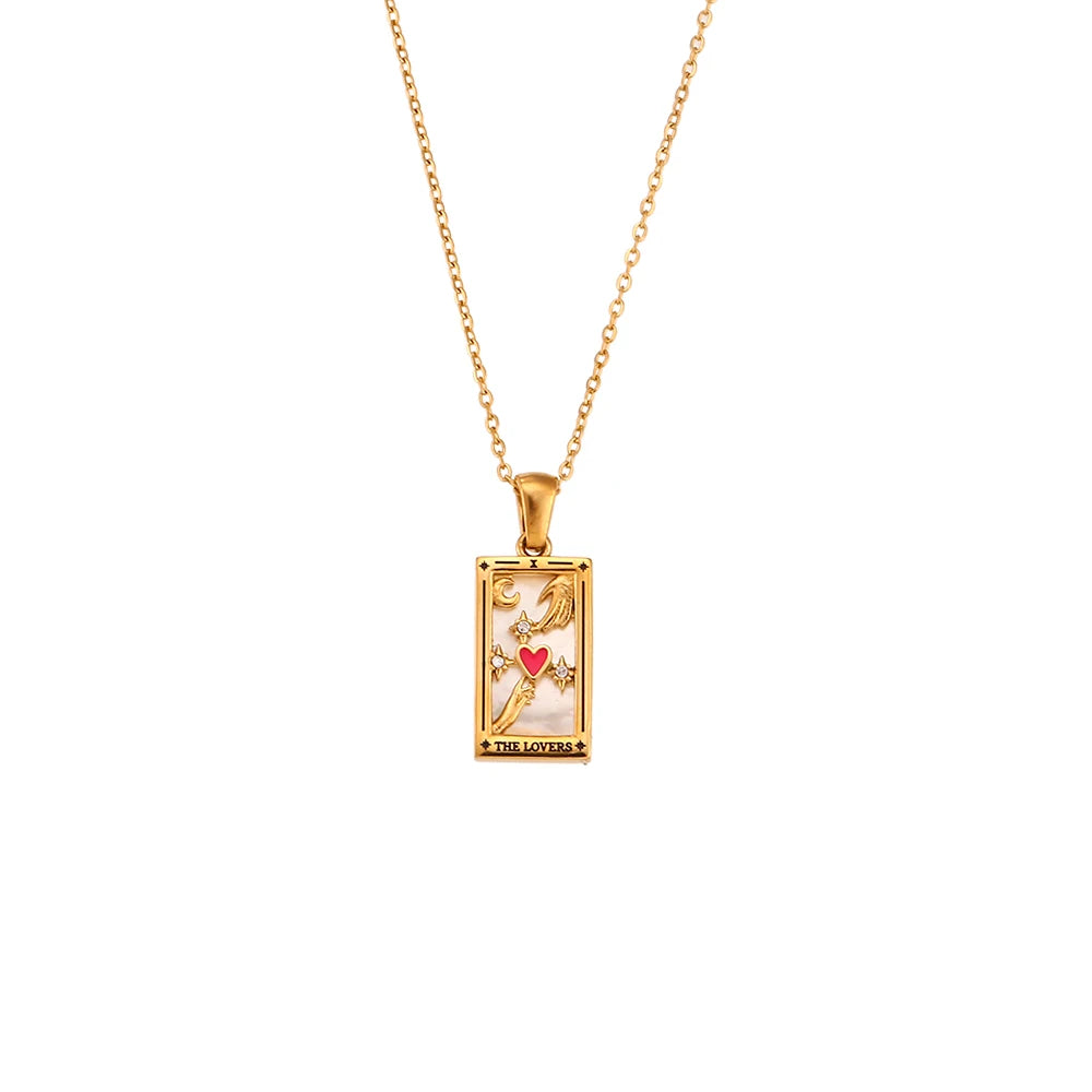 Mystic Tarot Card Necklace