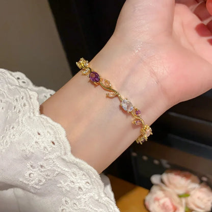 Tulip Crystal Bracelet