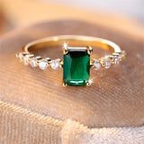 Emerald Statement Ring