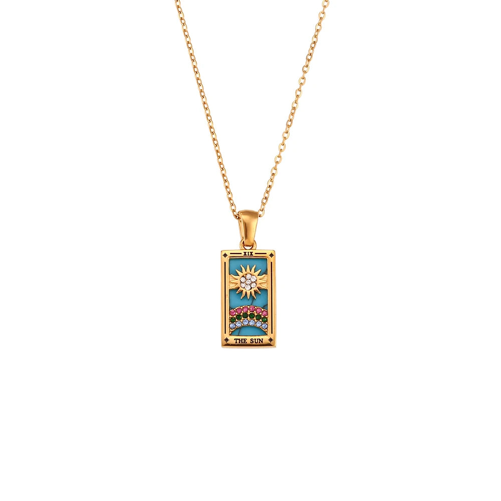 Mystic Tarot Card Necklace — Wear Your Card, Tell Your Story