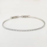 Crystal Cluster Tennis Bracelet