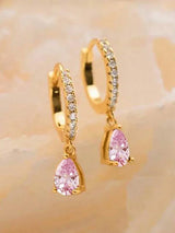 Ruby Vintage Hoops