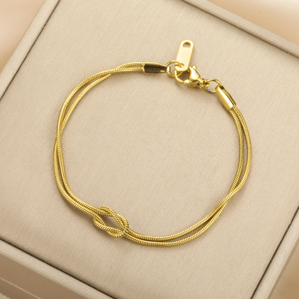 Couples Love Knot Bracelet Set — Bound, Not Tied Down