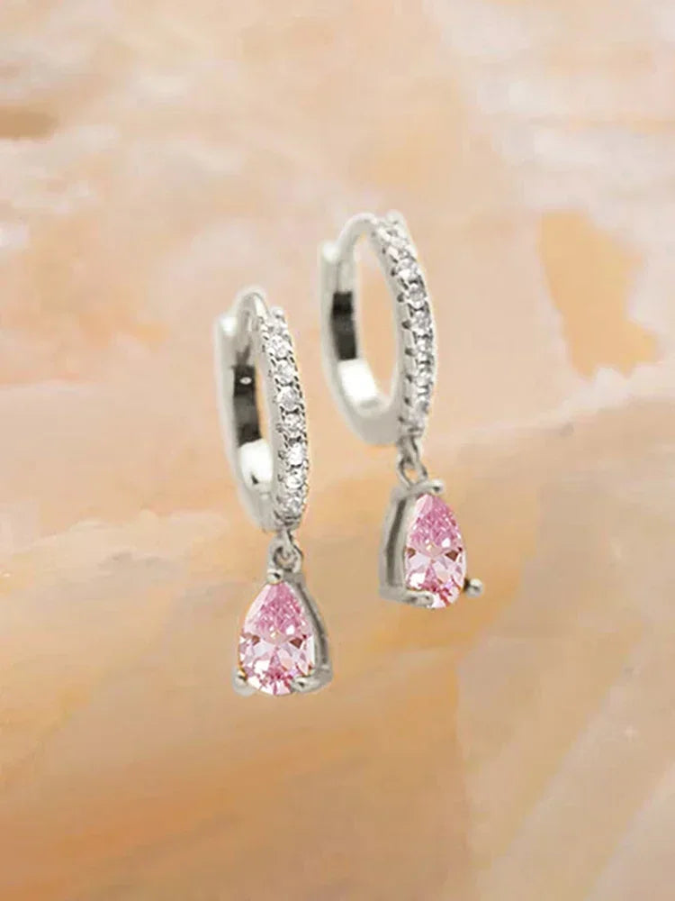 Ruby Vintage Hoops