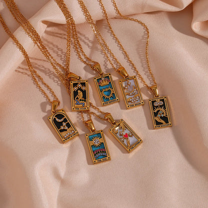 Mystic Tarot Card Necklace