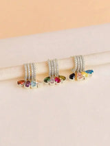 Ruby Vintage Hoops