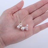 Pearl Dog Mom Necklace — For the One Who Loves Her Pup Most