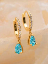 Ruby Vintage Hoops