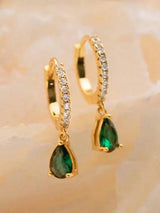 Ruby Vintage Hoops