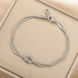 Couples Love Knot Bracelet Set — Bound, Not Tied Down