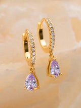 Ruby Vintage Hoops
