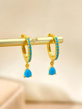 Ruby Vintage Hoops