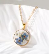 Pressed Wildflower Necklace — One of One, Just Like You