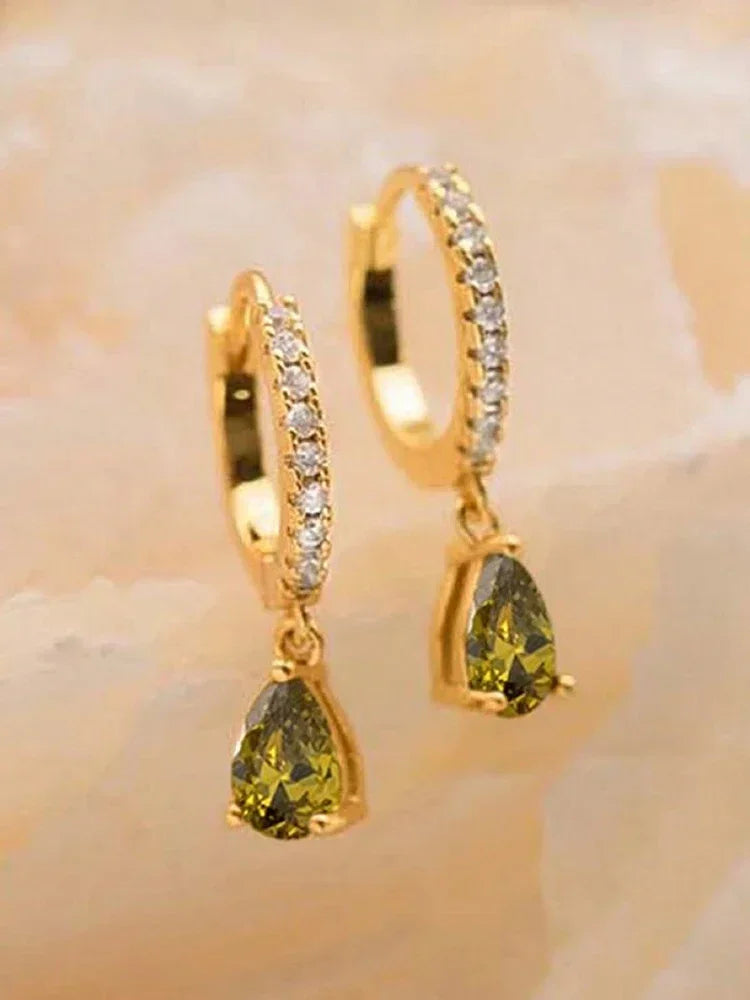Ruby Vintage Hoops