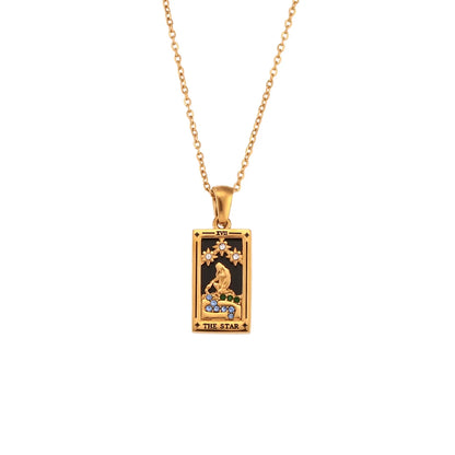 Mystic Tarot Card Necklace