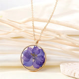 Pressed Wildflower Necklace — One of One, Just Like You