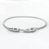 Crystal Cluster Tennis Bracelet