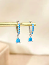 Ruby Vintage Hoops